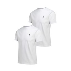 [아캄] [2PACK] Fitted Half Top (White)