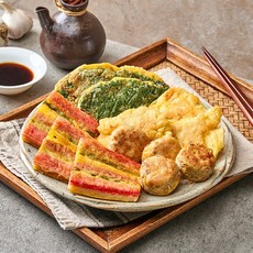 [한정수량][작심밀도]남도 수제 모듬전세트 2호 (500g x 2팩) / 동그랑땡전.동태전.깻잎전.꼬치전, 없음, 500g, 없음