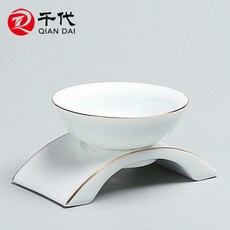 QIAN DAI 陶瓷茶漏組 描金, 1個