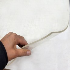 맞춤제작 재단판 칼질용 경질 PVC재단판 투명(반경질)4mm 폭120cm 식탁책상매트 투명매트 칼판 떡매질판 유리대용매트 보호매트
