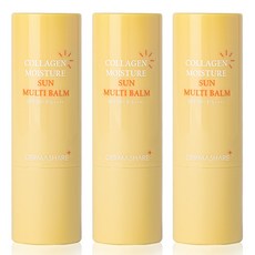 더마쉐어 콜라겐 모이스처 선 멀티밤 SPF50+ PA++++, 11g, 3개