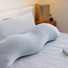 임산부선물 롱 바디필로우, 블루