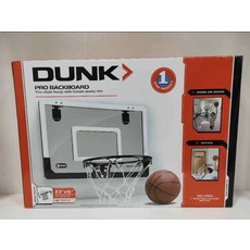 DUNK 掛式籃球板 室內免打孔懸掛透明投籃運動玩具, 1個, 黑+白  英文盒