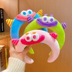 컬러 도깨비 파티 머리띠 생일 파티 놀이공원 행사, 1개, 블루