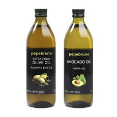 페페브루노 엑스트라버진 올리브 오일 1L x1병 아보카도 오일 1L x1병 세트, 없음, 1개