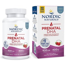 Nordic Naturals 產前DHA魚油軟膠囊 草莓口味, 1個, 90 件