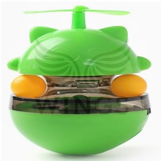 프로펠러 오뚝이 간식볼(그린) (S-1) 냥이간식볼