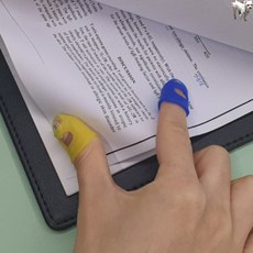 꿀이맘 종이넘기기 골무 L 핑거팁스