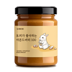 [ALIBEBE] 토끼가 좋아하는 아몬드버터, 1개, 210g