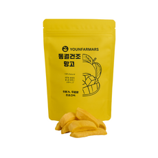 [유누마켓] 무설탕 동결건조 망고 100% 과일칩 어린이 건강간식 과일 스낵, 10개, 40g