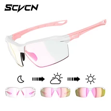 SCVCN 폭발 방지 사냥 CS 전쟁 게임 안경 야외 Airsoft 슈팅 편광 된 남자 충격 전술 고글, 1, Photochromic-Pink-10