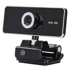 화상회의 카메라 웹켐 PC용 컴퓨터캠 회의 온라인 화상 USB캠 방송, 1. HD80 카메라 1080p