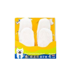 歸毛家族 寵物潔耳液 10ML, 1個, 撸齒這斑潔牙套4入組