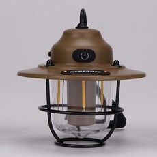 해피유통 캠핑 램프 빈티지 디자인 LED 랜턴 휴대용 야외 조명 BJJ001, 카키