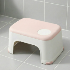더트롱 다용도 논슬립 스툴 욕실의자, 핑크