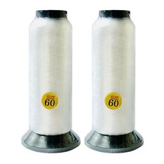 국산 나일론 투명실 미싱실, 2개, 60호