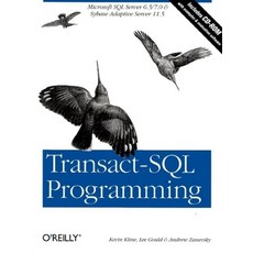 (영문도서) Transact-SQL Programming: Covers Microsoft SQL Server 6.5 /7.0 and Sybase Adaptive Server 11.... Paperback, O'Reilly Media, English, 9781565924017