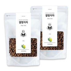 반듯한청년 세척하여 볶은 결명자 국산100%, 2개입, 400g, 1개