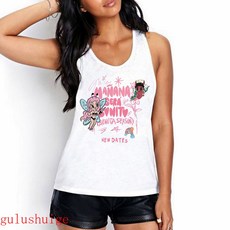 티셔츠 나시 댄스복 속건 그래피티 R456 남녀공용 방송 민소매 망사 슬림