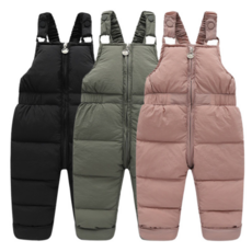 [반하나봄] 키즈 공용 스키 썰매 바지 멜빵 스키바지 방한복 눈썰매 키즈 스키 눈썰매복