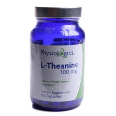 PHYSIOLOGICS L-茶氨酸 100 毫克膠囊, 60顆, 1罐