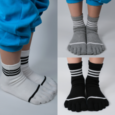 노블삭스 아동 어린이 발가락 양말 국내생산 6켤레 키즈핏 플레이