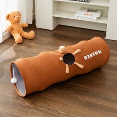 ВЯТОК 貓咪隧道玩具, 棕色小熊小號[0.8M],通用, 1個