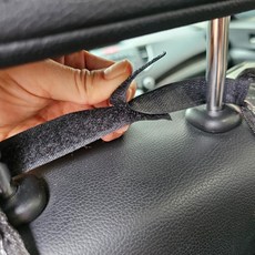 자동차 뒷자석 오염방지 투명 킥매트 2P, 상세페이지 참조, 1개