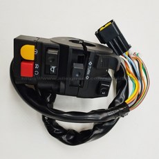 오토바이 다기능 왼쪽 핸들 바 스위치 350cc ATV Polaris Hisun Linhai 수리 부품용