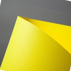 디오유엔 컬러용지 A4컬러종이 형광노랑 180g 10매