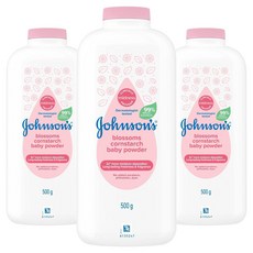 존슨즈베이비 블라썸 콘스타치 파우더, 500g, 3개