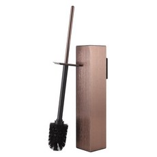BGL 화장실 브러시 및 홀더 세트 건 그레이 벽걸이 욕실 스퀘어 디자인, Rose Gold-wall Mount, 1, 1개