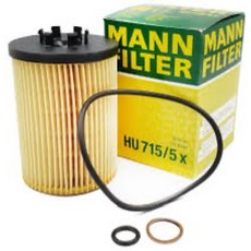 WIX 機油芯 WL7449 BMW E60 E61 E63 E64 E65 E66 E53 M52 M62 N62, 1個, MANN 曼牌 機油芯 HU715/5X