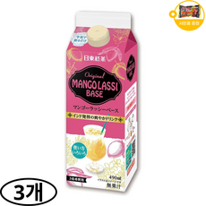 닛토 홍차 망고 라씨 원액 사은품 추가증정, 3개, 480ml