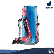 Deuter Guide 35+ 攀登背包, 藍/紅