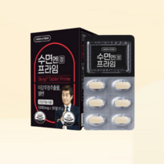 상세설명참조 그린스토어 수면엔 프라임 수면엔정 미강 주정 추출물 혼합 분말, 30정, 1개
