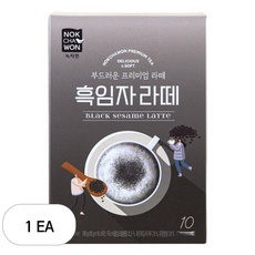 녹차원 흑임자 라떼 18g 10개입, 1개
