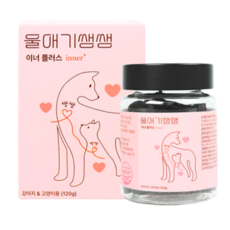 울애기쌩쌩 이너플러스 반려동물 종합영양제 기관지 심장 신장 간 케어, 60정, 1개