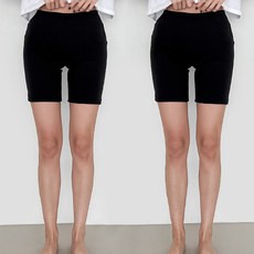 국산 에코 융 스판 속바지 5부 2p 제이모던