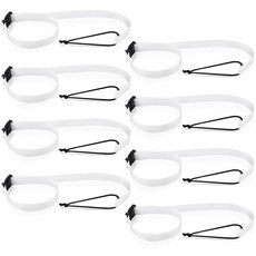 Soulchen 스노우보드 목줄 8개 - 104.1cm(41인치) 조절 가능한 스노보드 바인딩 스트랩 남성 및 여성용 화이트, Soulchen 스노우보드 목줄 8개 - 104.1cm