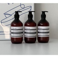 욕실디스펜서 샴푸공병 샴푸병 용기 샴푸용기 공병 500ml, 검정500ml_바디워시라벨