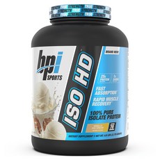 Bpi ISO HD 分離乳清蛋白 香草冰淇淋口味, 1個, 2.17kg