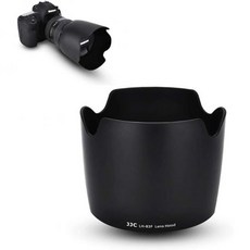 캐논 EF용 카메라 렌즈 후드 쉐이드 24 - 70mm f/2.77mm 필터 및 캡 리버서블 디자인과 호환되는 EW 83F 후드를 대체하는 8L USM