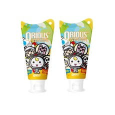 ORIOUS 兒童健康牙膏 黃金柚口味 二入組, 60g, 2個