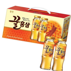 과일음료 웅진 꿀홍삼 12병 180ml, 본상품