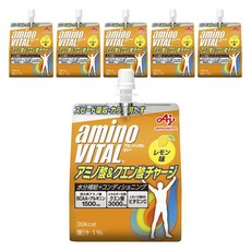 AJINOMOTO 味之素 aminoVITAL aminoVITAL 胺基酸檸檬酸維他命果凍飲 檸檬味, 6個