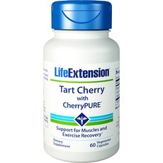 LIFE EXTENSION 酸櫻桃素食膠囊, 60顆, 1罐