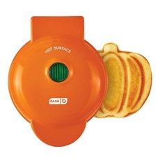대쉬 Pumpkin 미니 와플 메이커 313627 8706809975, Orange Pumpkin