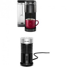Keurig 큐리그 K Supreme Plus SMART 싱글 서브 커피 메이커 밀크 프로더 따뜻하고 차가운 우유 거품용 202943, 1개, 1개입