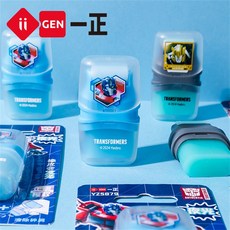 ii GEN 一正 變形金剛 2in1 夜光滾輪橡皮擦 YZ5879, 1個, YZ5879變形金剛2in1夜光滾輪, N/A